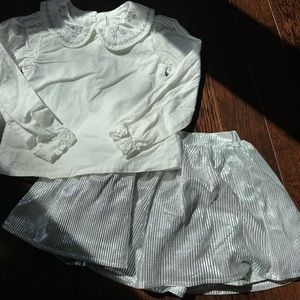 Tahari Matching Skirt/Top Outfit 4T